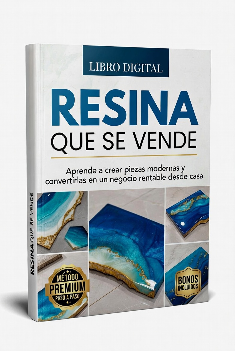 Mockup ebook Resina Que Se Vende